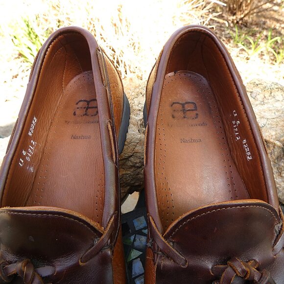 Allen Edmonds Men's New Shoes Sz 11 E Nashua Kiltie Tassel Loafers Brown No Box - Picture 7 of 9